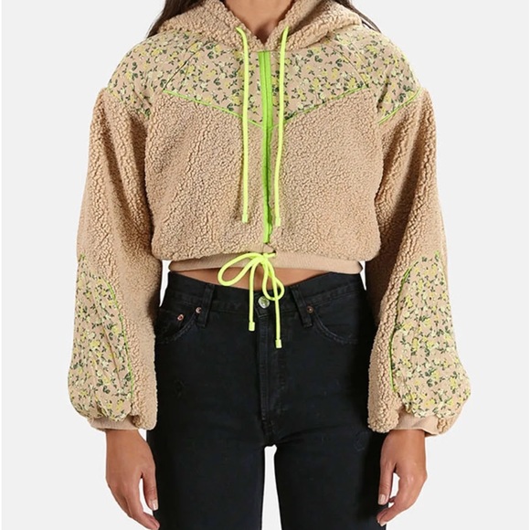 For Love and Lemons Sloane crop hoodie - Picture 4 of 5